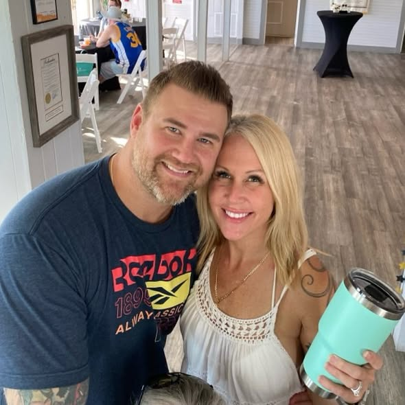 Chris and Stacy at an event